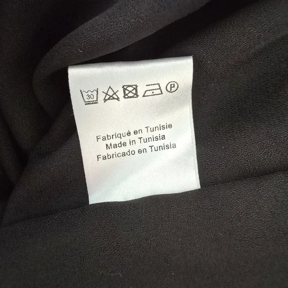 Sandro Multicolor Sleeveless Ruffle Dress Size 2/S Boho Chic - Picture 12 of 15